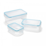 3 toidupurgi komplekt kaanega Clip And Close Ristk&uuml;likukujuline Clip & Close - Addis