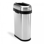 Roostevabast terasest pr&uuml;gikast 50 l - simplehuman