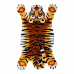 Oranžikas-pruun lastevaip 110x70 cm Kids Buddy - Narma