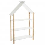 Valge laste raamaturiiul 79x131 cm - Casa Selecci&oacute;n