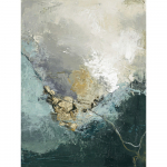 K&auml;sitsi maalitud elementidega maal 60x80 cm Uphill - Malerifabrikken