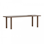 Pruun komponent - riiul tammepuidust 110x35 cm Stories - UMAGE