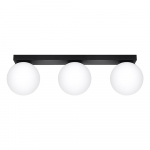 Must laevalgusti klaasist lambivarjundiga &oslash; 12 cm Umerta - Sollux