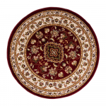 Punane &uuml;mmargune vaip 133x133 cm Sherbone - Flair Rugs