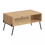 Tammedekooriga diivanilaud 60x100 cm Ecrin - Marckeric