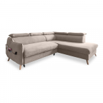 Beež sametist nurgadiivan (parem nurk) Sweet Harmony - Miuform