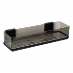 Must isekinnituv plastikust vannitoariiul Quadro - Wenko