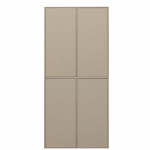 Kreem m&auml;nnipuidust modulaarne kapp 100x220 cm Daily - vtwonen