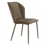 Pruunid samet s&ouml;&ouml;gitoolid, 2 tk komplektis Wilma - St&oslash;raa