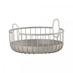 Metallist traatkorv &oslash; 22x8 cm Inu - Zone