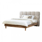 Helehall polsterdatud kaheinimesevoodi koos voodip&otilde;hjaga 160x200 cm Kumo - Bobochic Paris