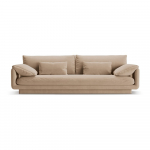 Beež bukleekangast diivan 250 cm Torino - Micadoni Home