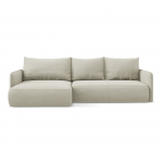 Kreemikas diivanvoodi koos hoiunurgaga (vasakpoolne nurk) Nanea - Makamii