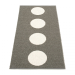 Tumehall sise/v&auml;lisvaip 70x150 cm Vera Charcoal &ndash; Pappelina