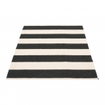 Must-valge sise/v&auml;lisvaip 140x180 cm Bob Black Vanilla &ndash; Pappelina