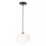 Must-valge rippvalgusti Stones - Candellux Lighting