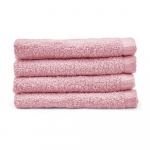 Roosad kiirest kuivavad puuvillased r&auml;tikud, 4 tk 30x30 cm Quick Dry - Catherine Lansfield