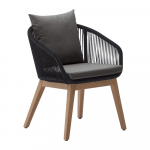 Must puidust aiatool Portalo - Kave Home