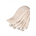 Helepruun mikropl&uuml;&uuml;sist voodikate 160x200 cm Puffy - Mijolnir