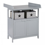 Hall m&auml;hkimisalusega laste kummut 87x100x75 cm Hamburg - Roba