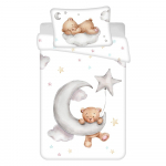 Puuvillane beebivoodipesu 100x135 cm Teddy "Moon" - Jerry Fabrics