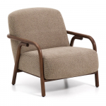 Hallikaspruun &scaron;enillist tugitool Sylo - Kave Home