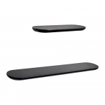 Mustad riiulid 2tk komplektis 55 cm Arely - Kave Home