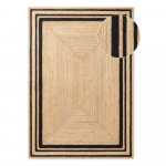 Must k&auml;sitsi kootud džuudist vaip 160x230 cm Jutta - Hanse Home