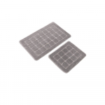 Hallid vannitoamatid 2tk komplektis 50x80 cm Kareli - Foutastic