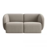 Helepruun sametist diivan 174 cm Lani - Makamii