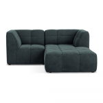 Sinine sametist nurgadiivan (parem nurk) Aloha - Makamii