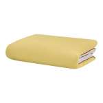 Kollane puuvillasatiinist tekikott kaheinimesevoodile 200x200 cm Oba - noo.ma