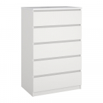 Valge kummut 77x121x50 cm Naia - Tvilum