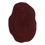 Burgundiapunane vaip 160x230 cm Pebble - ESTE