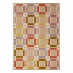 K&auml;sitsi kootud villane vaip naturaalses v&auml;rvitoonis 140x200 cm Quadro Wool - Flair Rugs