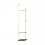 Kuldse v&auml;rvi metallist riidepuu 48x178 cm Olaf - Mauro Ferretti