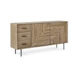 Naturaalne mangopuidust kummut, 160x83x40 cm Darsey &ndash; Bizzotto