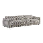 Mustvalge diivan 264 cm Molton - Jotex