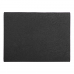 Mustast kunstnahast taldrikut&auml;idis, ristk&uuml;likukujuline, 33 x 45 cm Troja - ZicZac