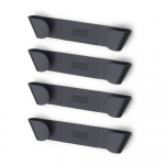 4 musta v&auml;rvi seinakaane hoidikute komplekt - Joseph Joseph