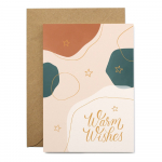 Tervituskaardid j&otilde;ulumotiividega 10,5x15 cm Warm Wishes &ndash; Printintin