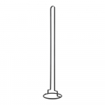 Must tualettpaberi hoidja Origin - Metaltex