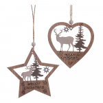 Rippuvad j&otilde;ulukaunistused 2-st komplektis - Casa Selecci&oacute;n