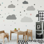 Seinakleebis Skandinaavia pilved kaugest p&otilde;hjast - Ambiance