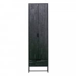 Must tuhkpuust garderoobikapp 60x210 cm Silas - WOOOD
