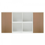 Valge seinakirst Hammel tammepuust , 136 x 69 cm Mistral Kubus - Hammel Furniture