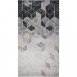 Hall ja kreemikas pestav vaibajooksja 200x80 cm - Vitaus