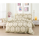 Kreemjas mikro-satiinist &uuml;heinimesevoodipesu 140x200 cm 6 tk komplektis Carter - My House