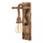 Naturaalset v&auml;rvi seinalamp Woody - Squid Lighting