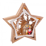 Pruun valguse kaunistus j&otilde;ulumotiiviga Noel - Casa Selecci&oacute;n